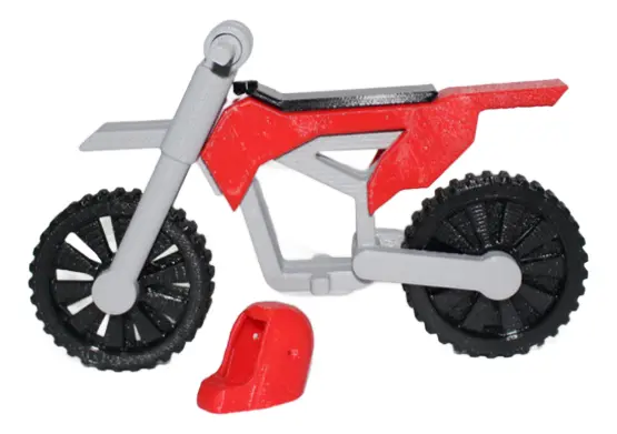 Moto Para Dummy 13 Varios Colores Azul